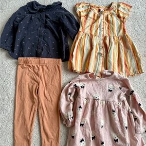 Bundle Set of Girls’ Clothes size 12-18 months
